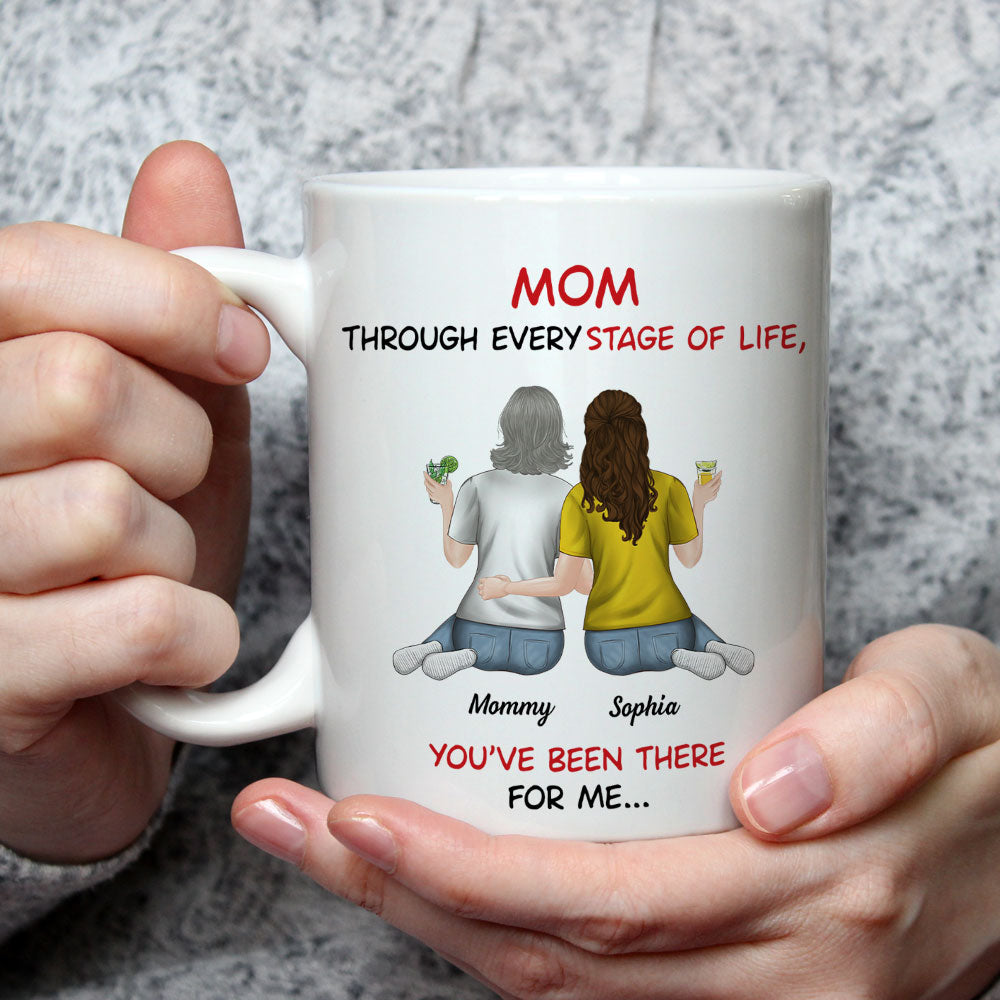 Love Gows Because Of You - Personalized Custom Coffee Mug