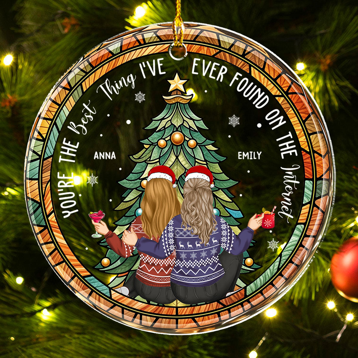 You Are The Only One I Want To Annoy Christmas - Personalized Custom Acrylic Ornament