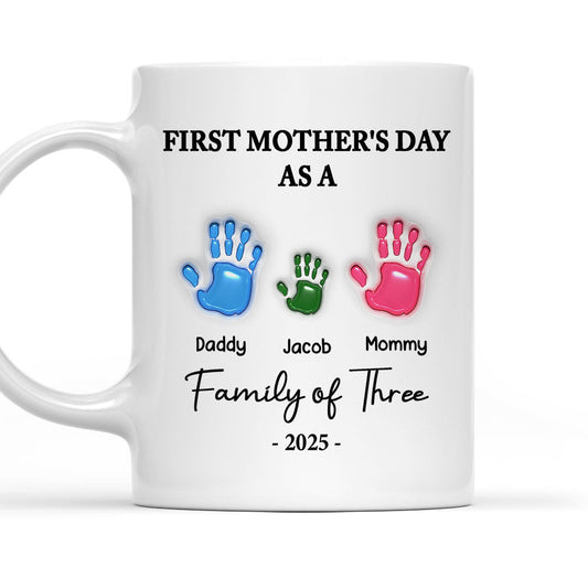 First Mother Day - Personalized Custom 3D Inflated Effect Mug