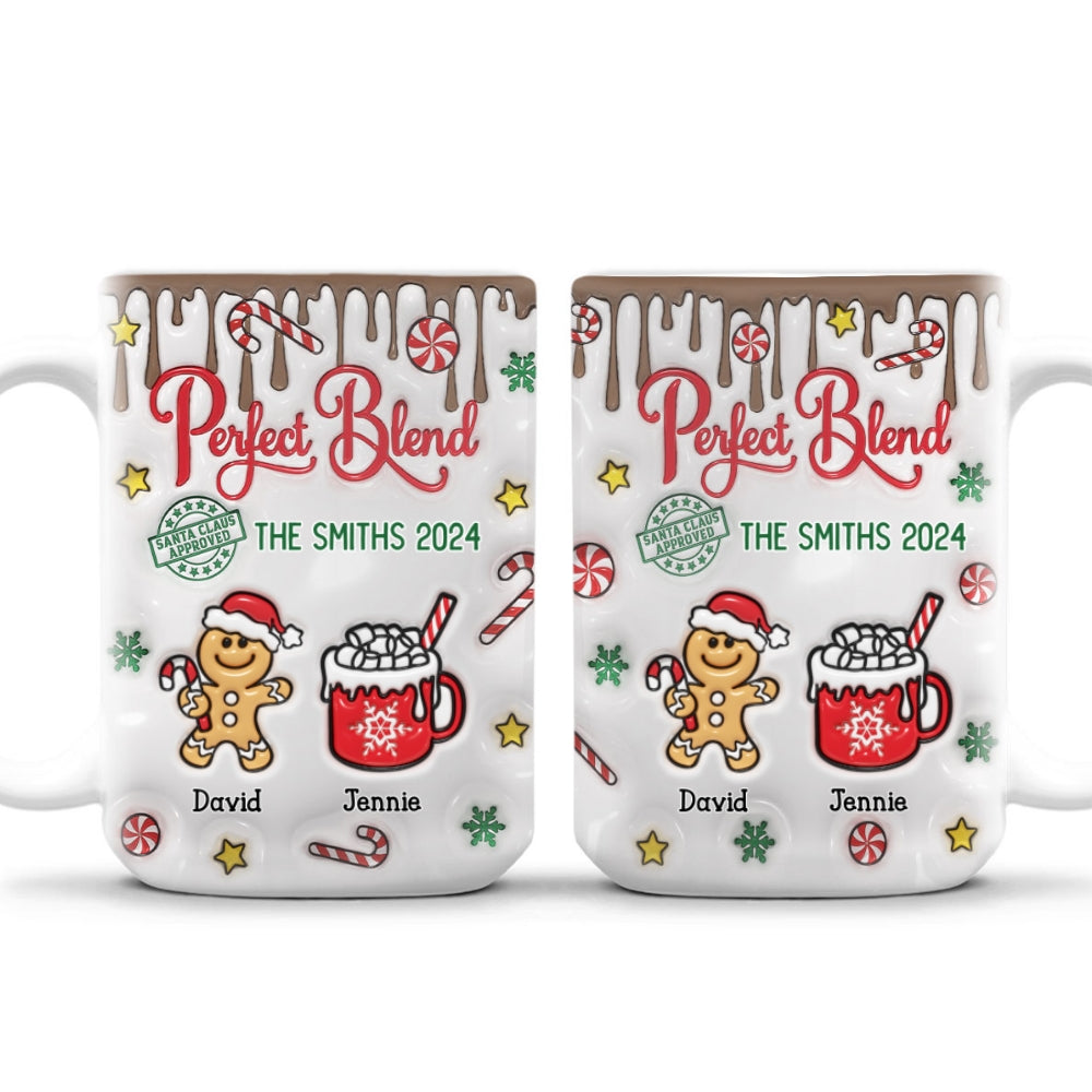 Perfect Blend - Personalized Custom 3D Inflated Effect Coffee Mug