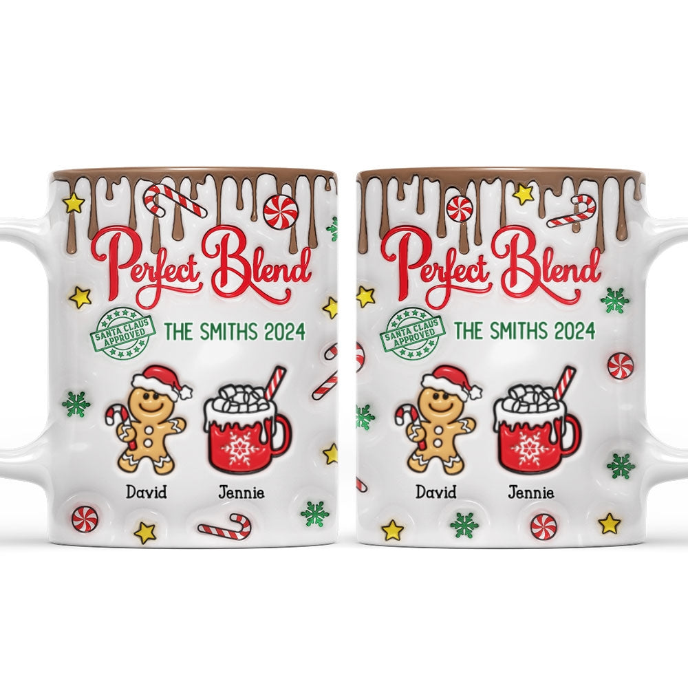 Perfect Blend - Personalized Custom 3D Inflated Effect Coffee Mug