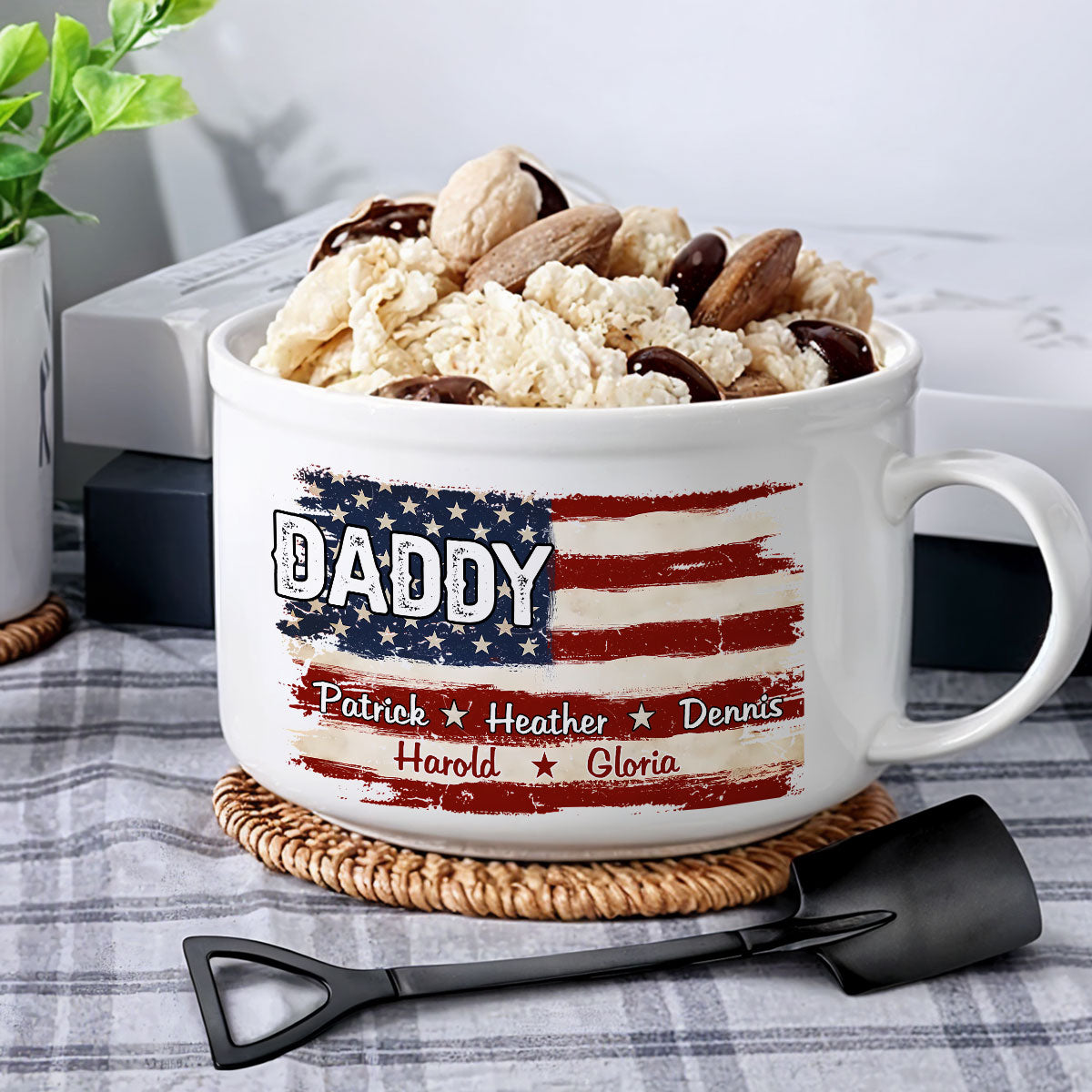 Best Dad - Personalized Custom Ceramic Bowl