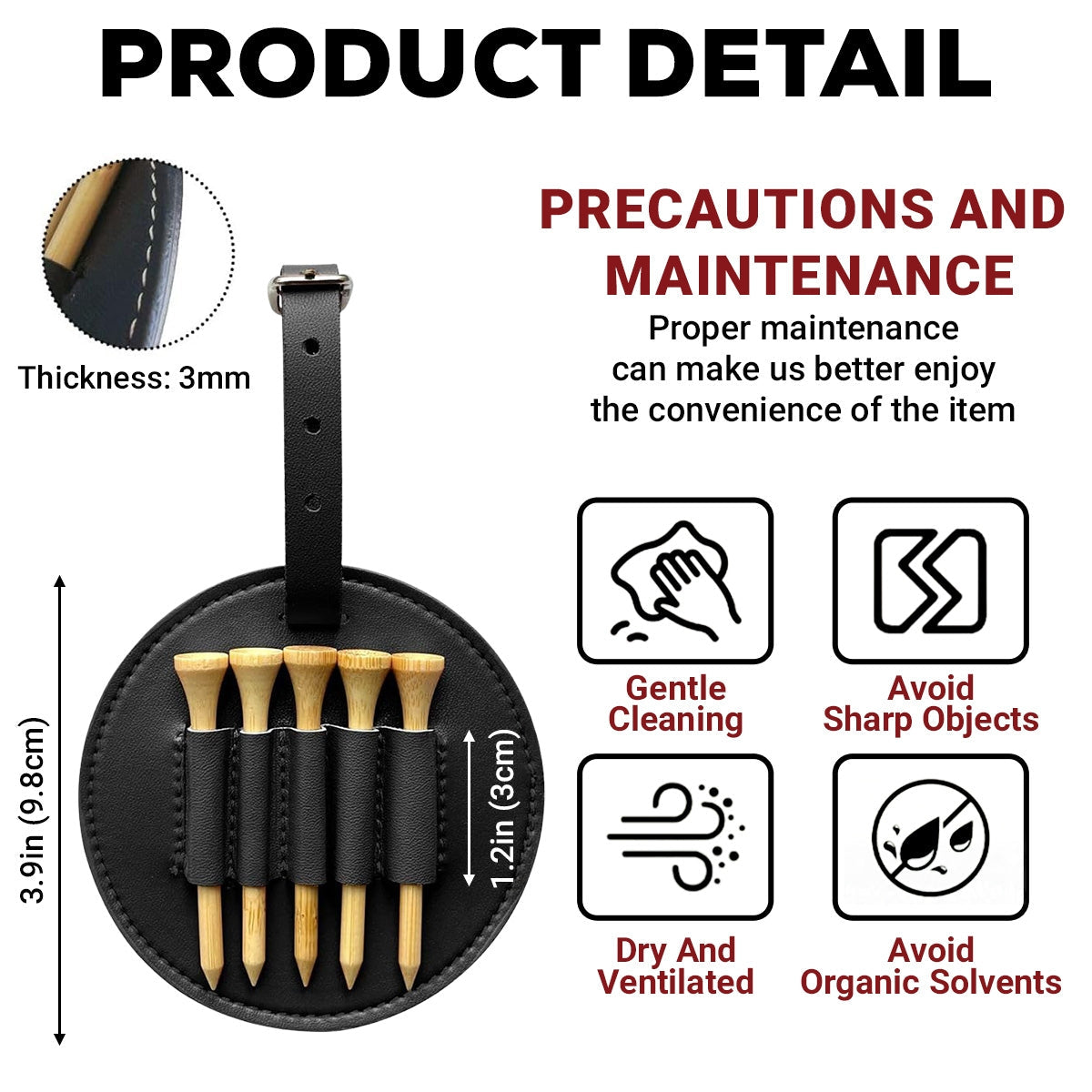 Kick Putt Daddy - Personalized Custom Golf Tee Bag