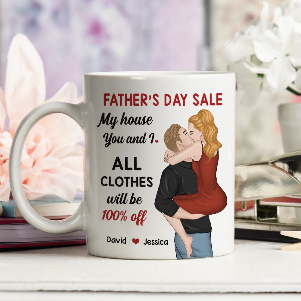 You Me No Clothes Deal - Personalized Custom Coffee Mug