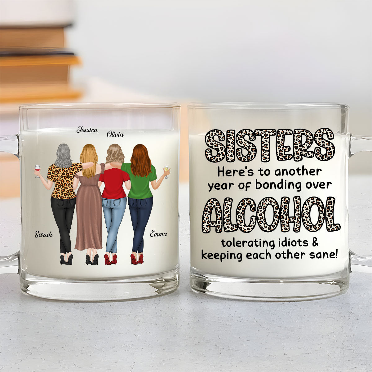 Alcohol Tolerating - Personalized Custom Glass Mug