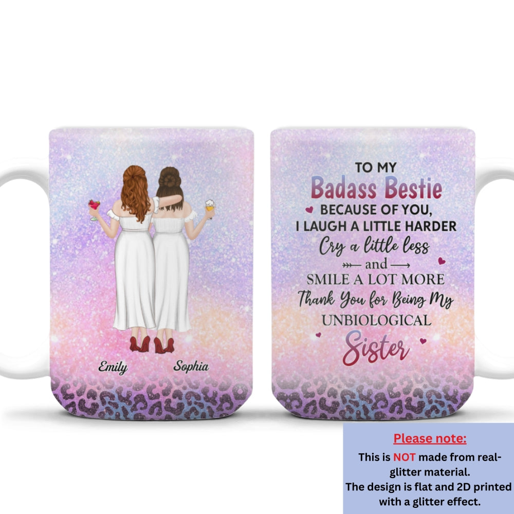 My Unbiological Sister - Personalized Custom Coffee Mug