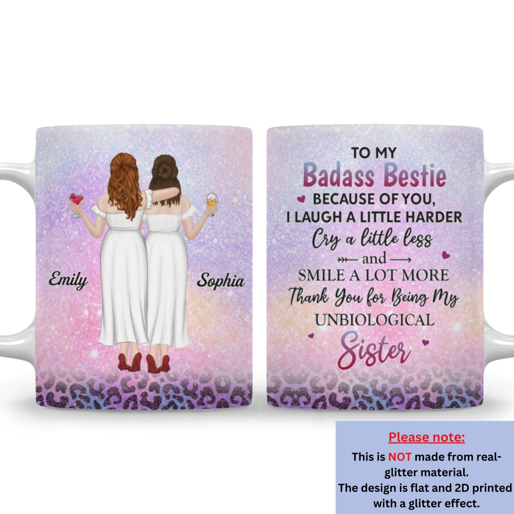 My Unbiological Sister - Personalized Custom Coffee Mug