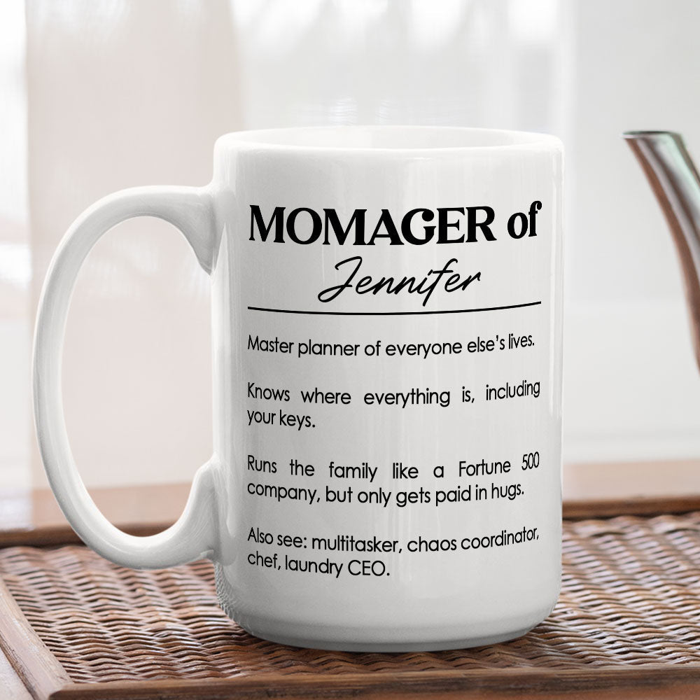 Momager - Personalized Custom Coffee Mug