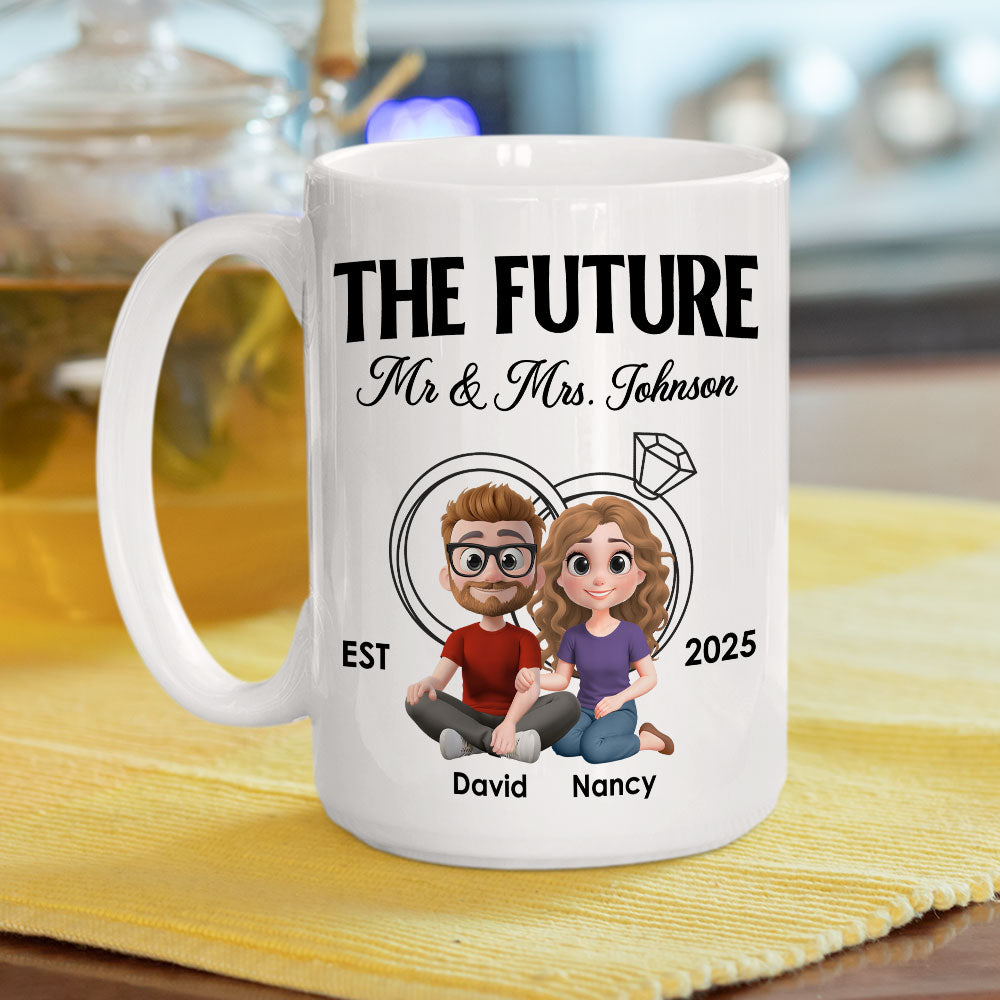 Forever And Always Us - Personalized Custom Coffee Mug