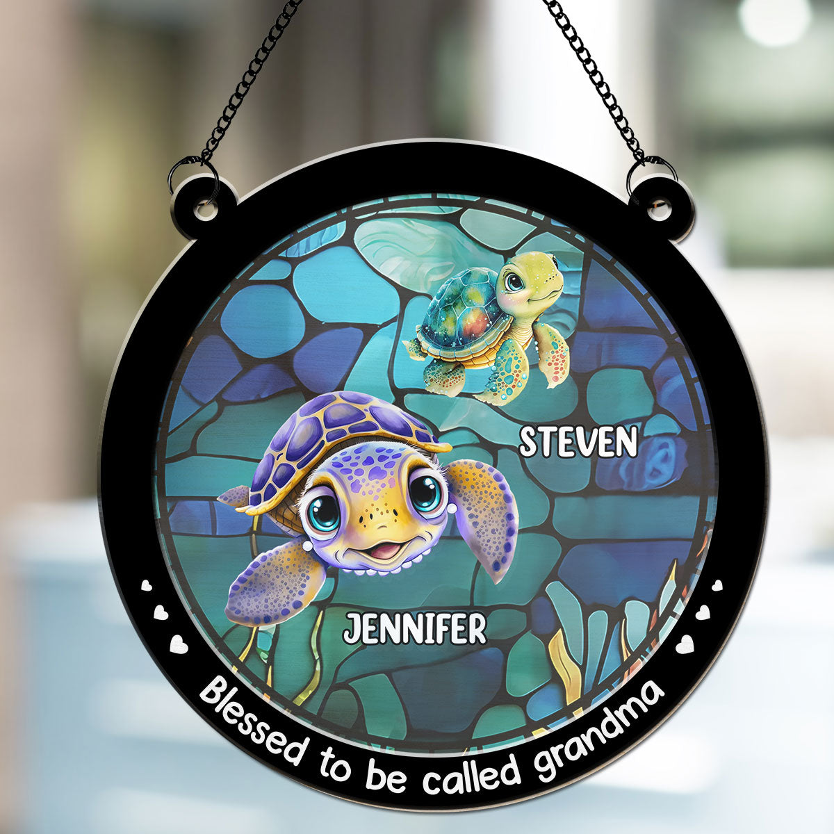 Blessed To Be Called Turtle Summer - Personalized Custom Suncatcher