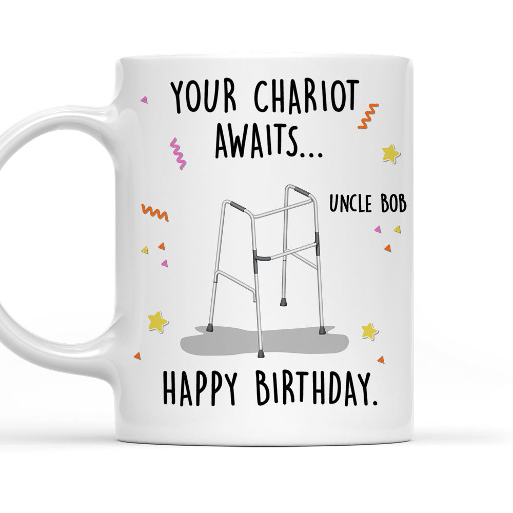 Your Chariot Awaits - Personalized Custom Coffee Mug