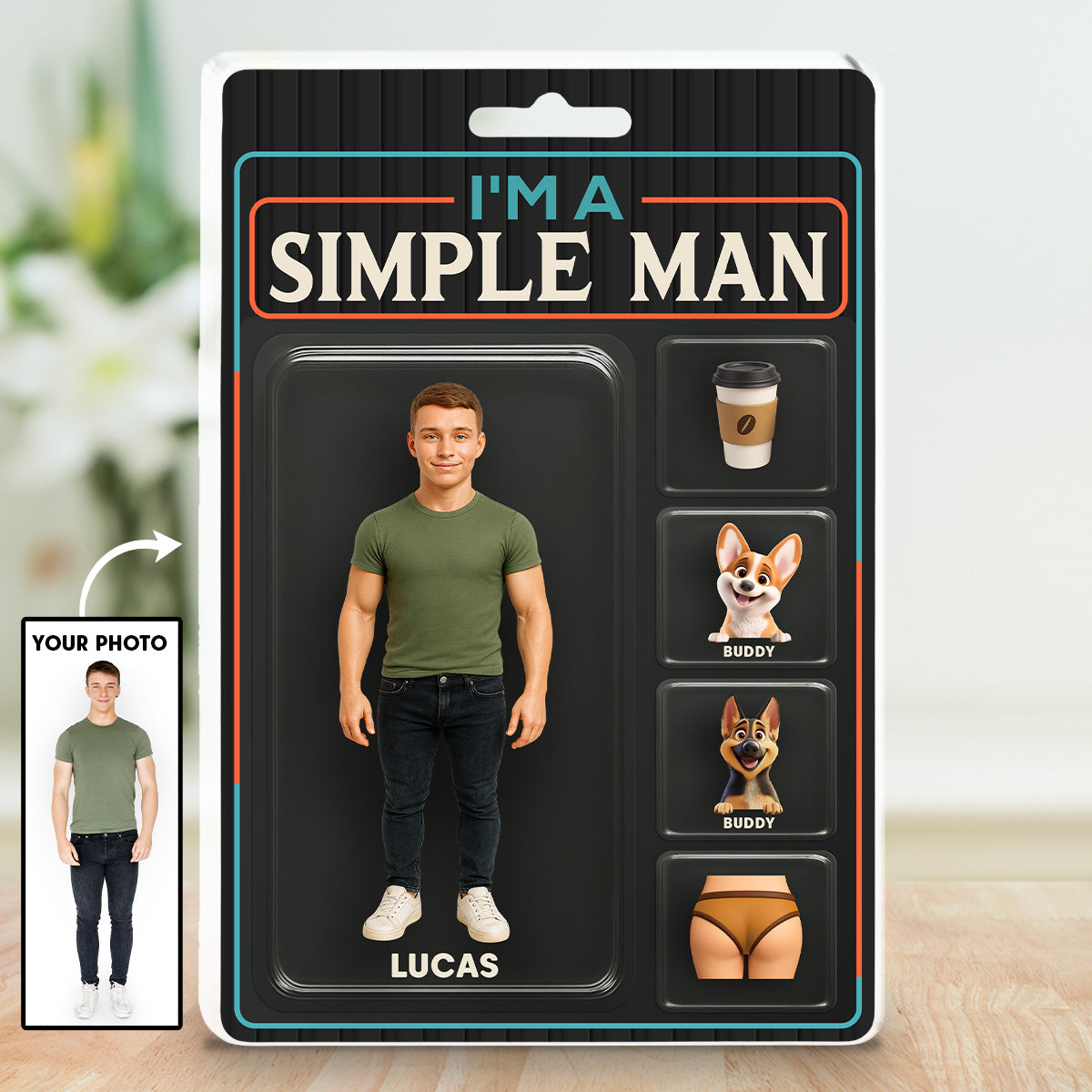 I Am A Simple Man - Personalized Custom Acrylic Plaque