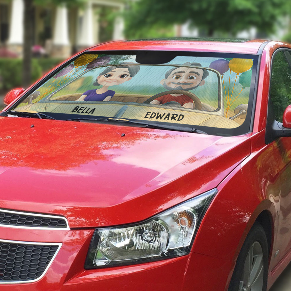 Forever Ride Together - Personalized Custom Car Sunshade