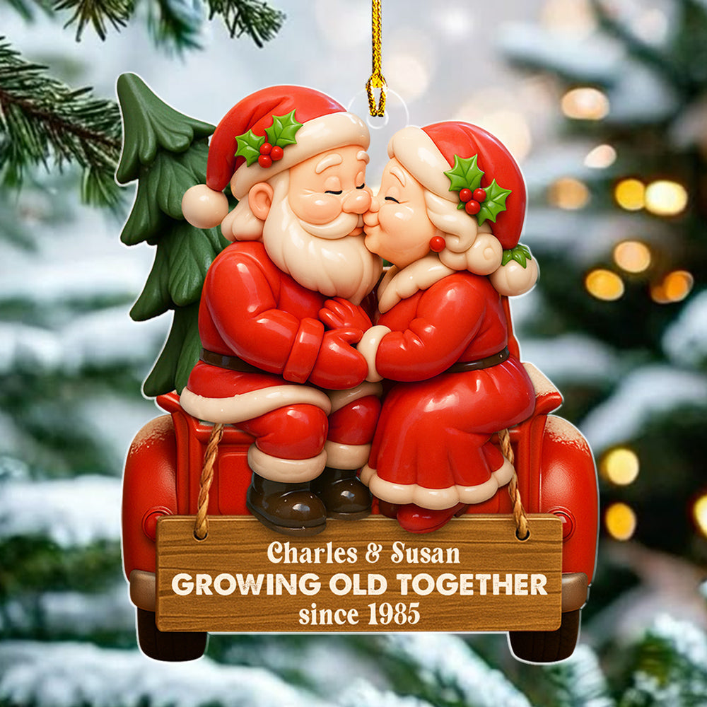 Old Together - Personalized Custom Acrylic Ornament