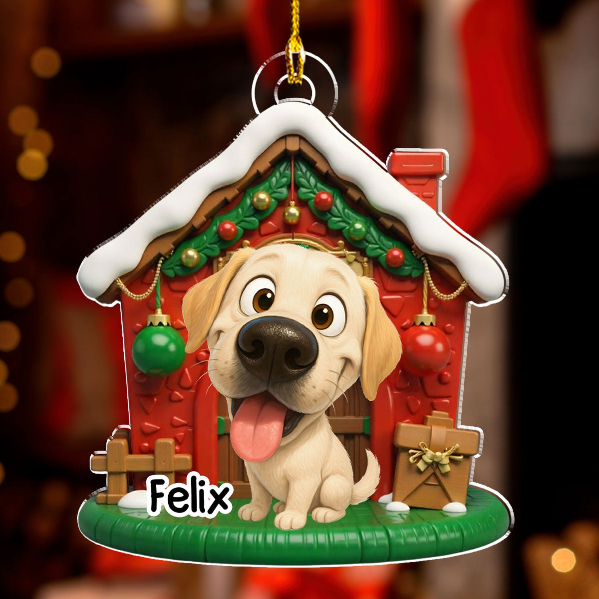 My Own Place - Personalized Custom 3D Effect Acrylic Ornament