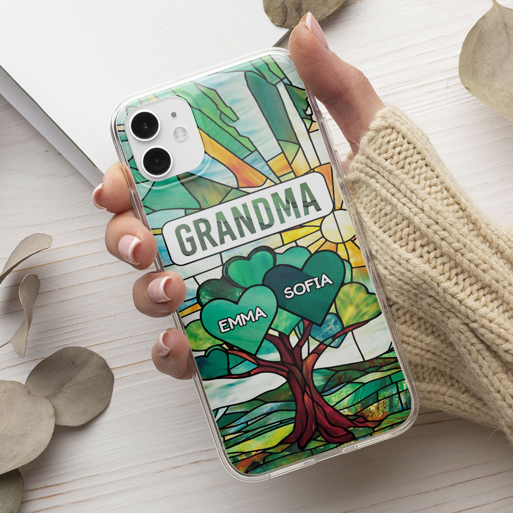 Blessed To Be Called Grandma - Personalized Custom Phone Case