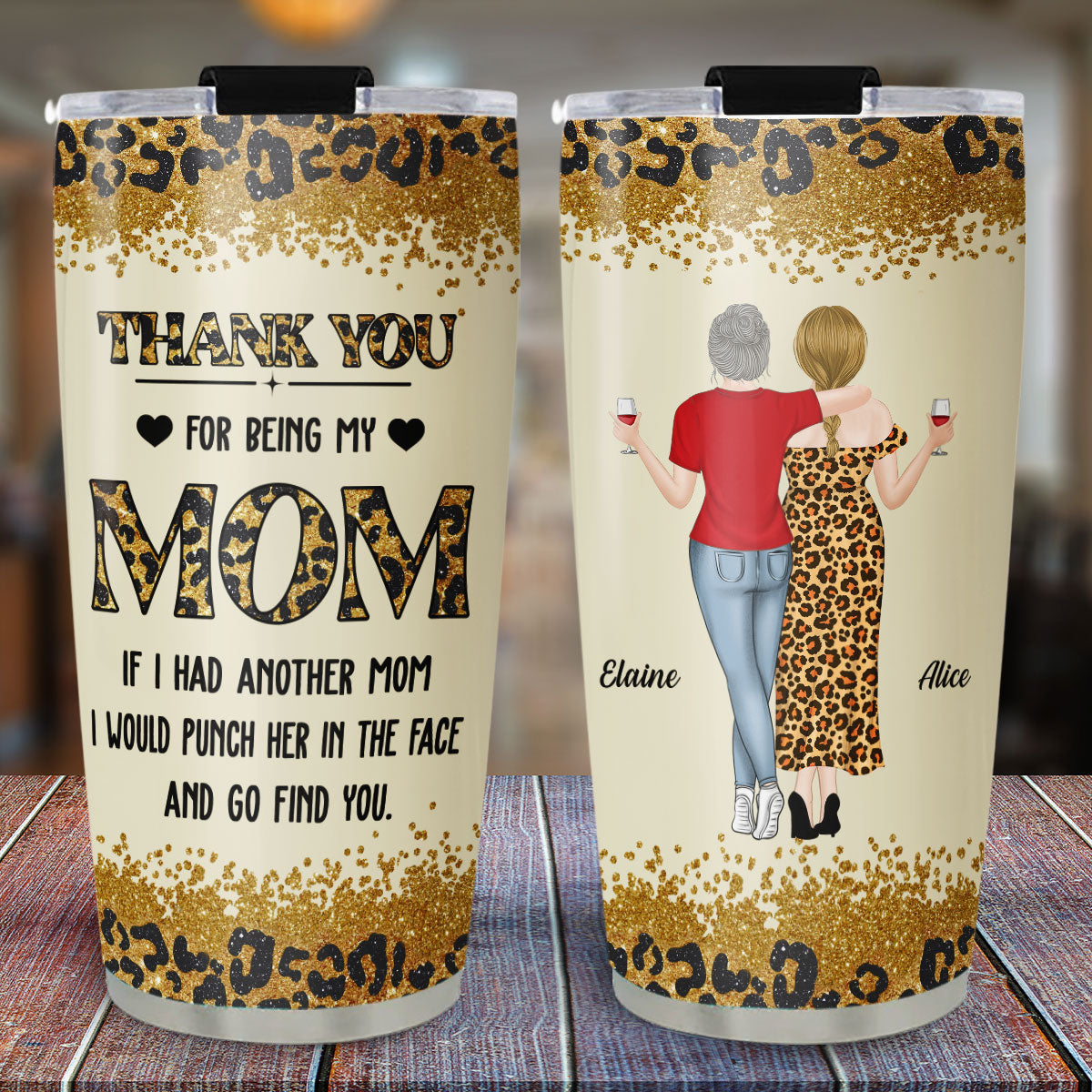 Punch For You Mom - Personalized Custom Tumbler