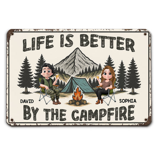 Simple Joys Are The Best - Personalized Custom Metal Sign