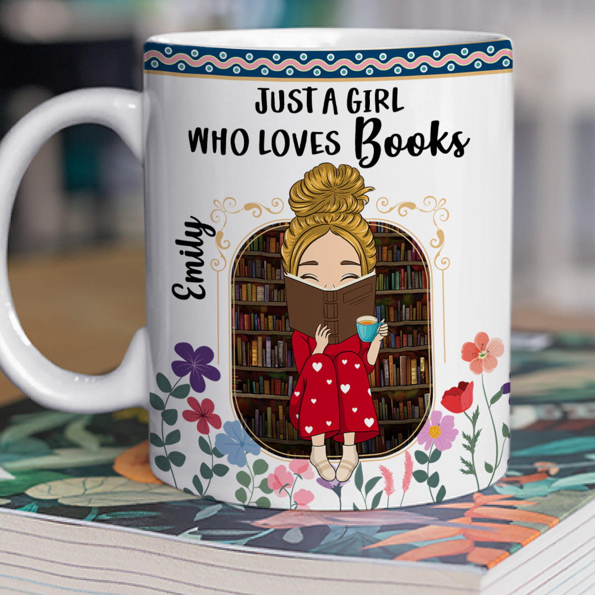 Reading Fuel My Soul - Personalized Custom Coffee Mug