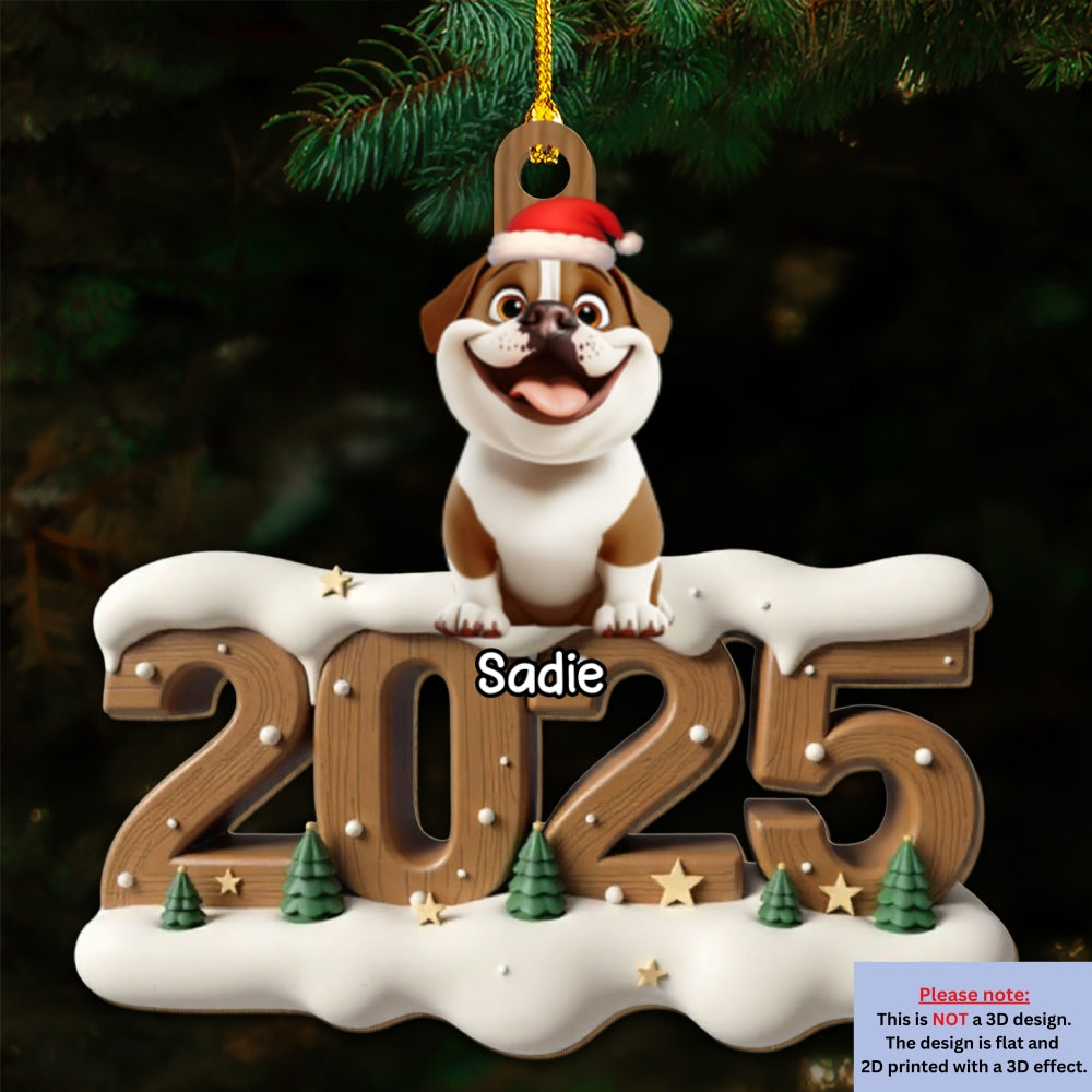 Only Them This Year - Personalized Custom 3D Effect Wood Ornament