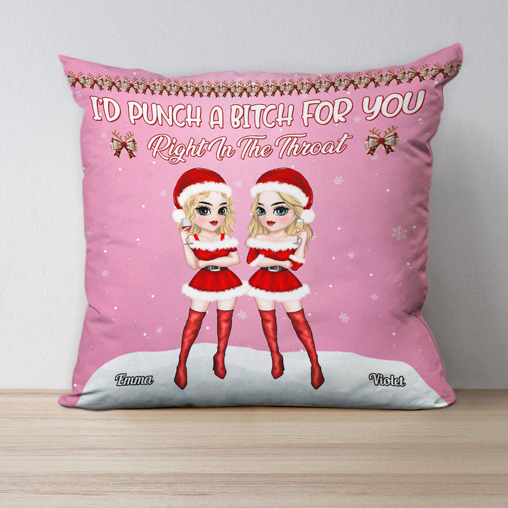 Right In The Throat - Personalized Custom Pillow