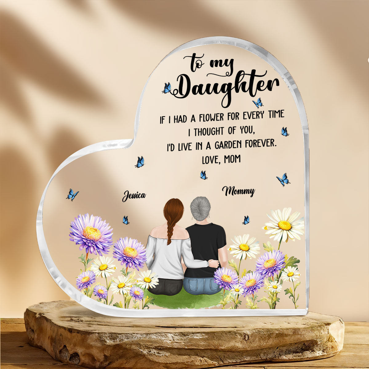 Forever Proud Of You Daughter - Personalized Custom Acrylic Plaque
