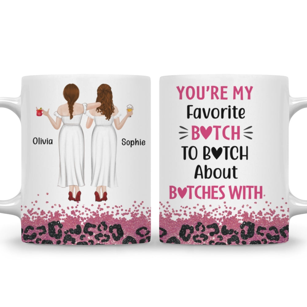 Favorite Bestie - Personalized Custom Coffee Mug