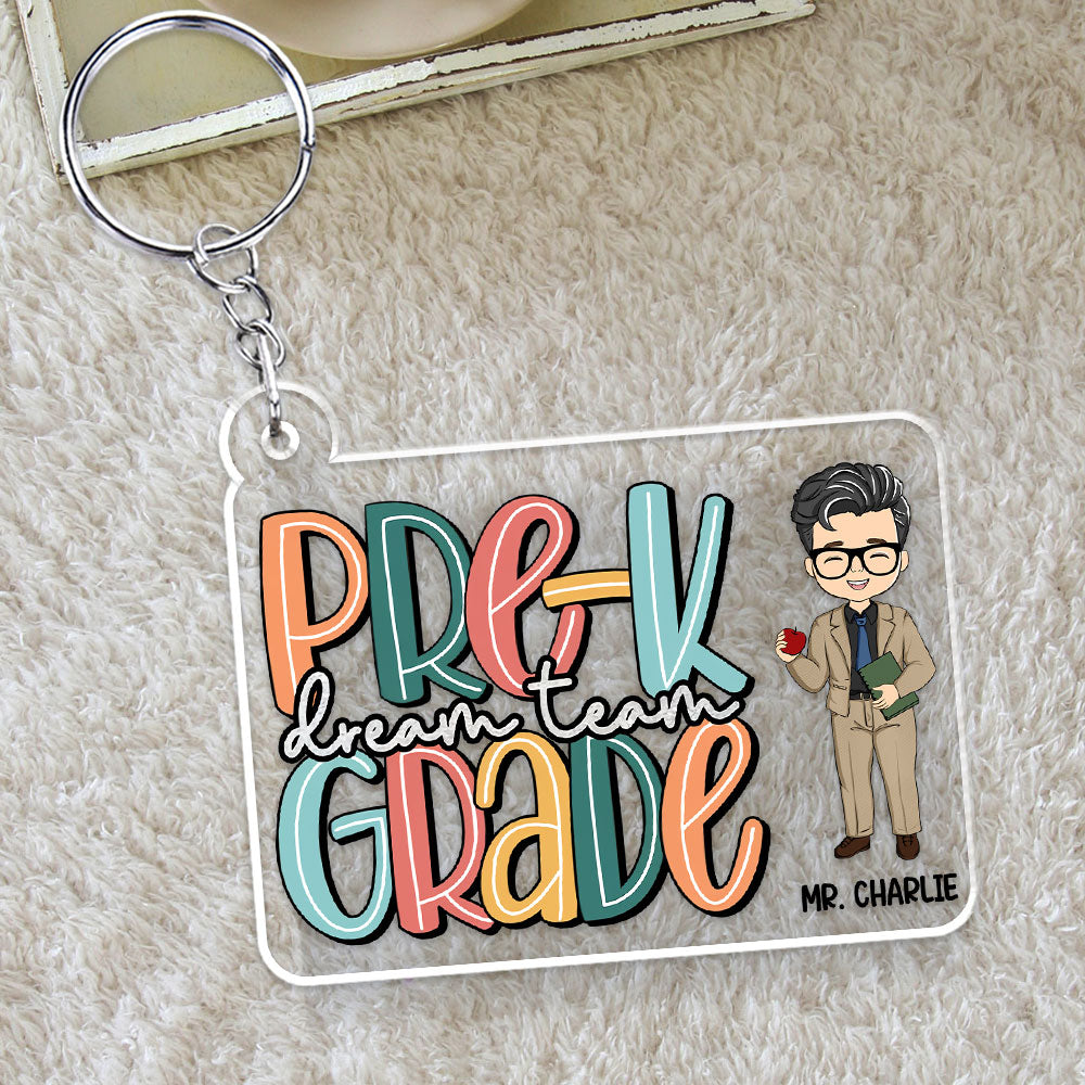 Back To School - Personalized Custom Acrylic Keychain