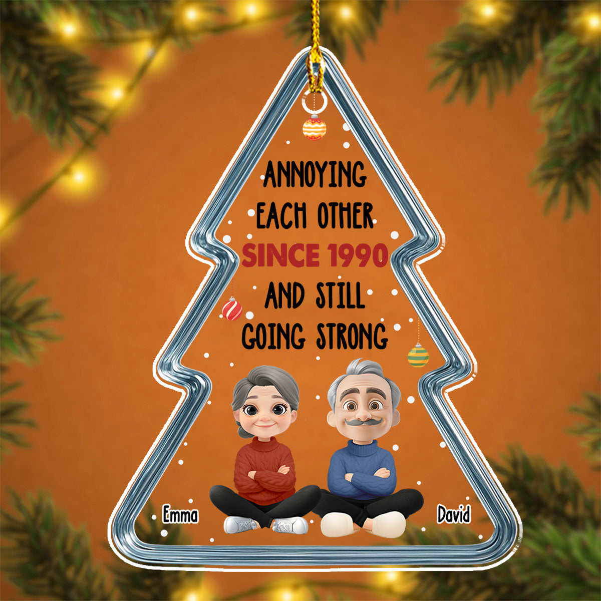 Still Going Strong - Personalized Custom Acrylic Ornament