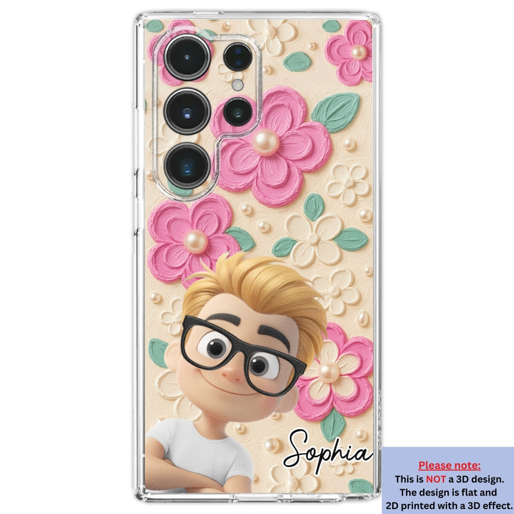 Proud Of Being Grandma - Personalized Custom 3D Effect Phone Case