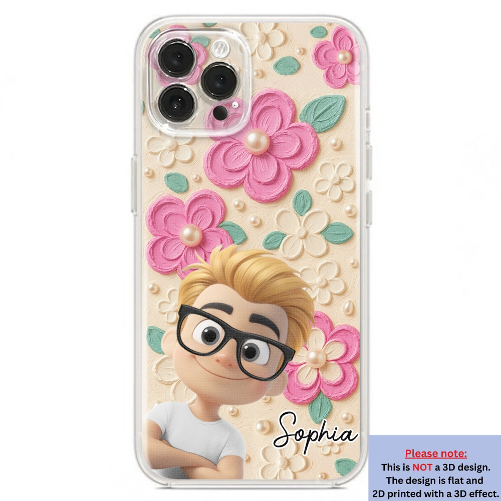 Proud Of Being Grandma - Personalized Custom 3D Effect Phone Case