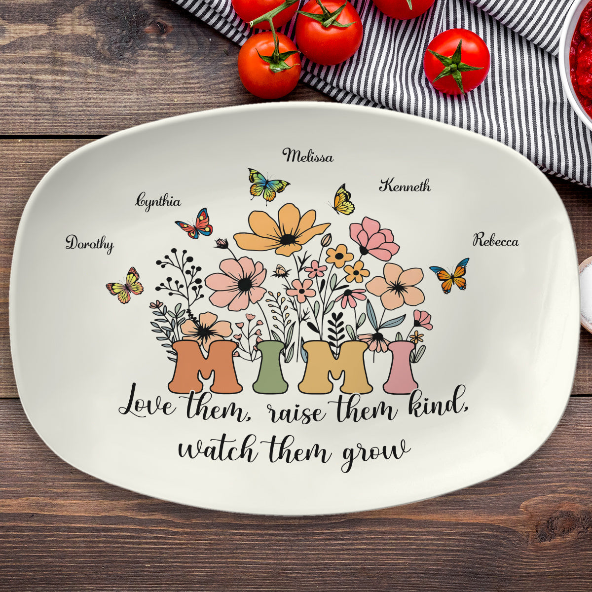 Love Them, Raise Them Kind - Personalized Custom Platter
