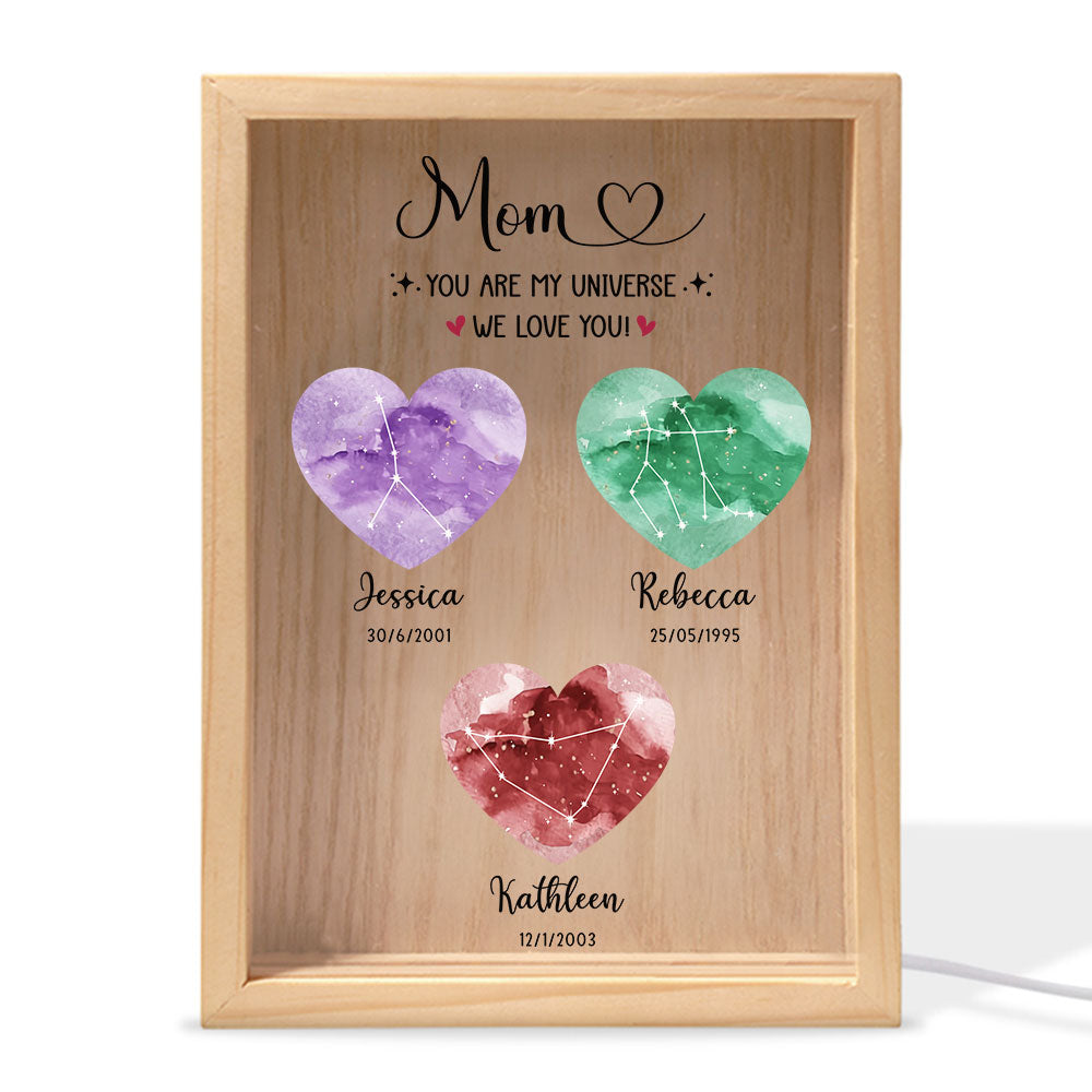 You Are Our Universe - Personalized Custom Frame Light Box