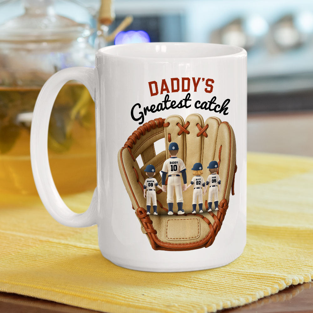Greatest Catch - Personalized Custom Coffee Mug