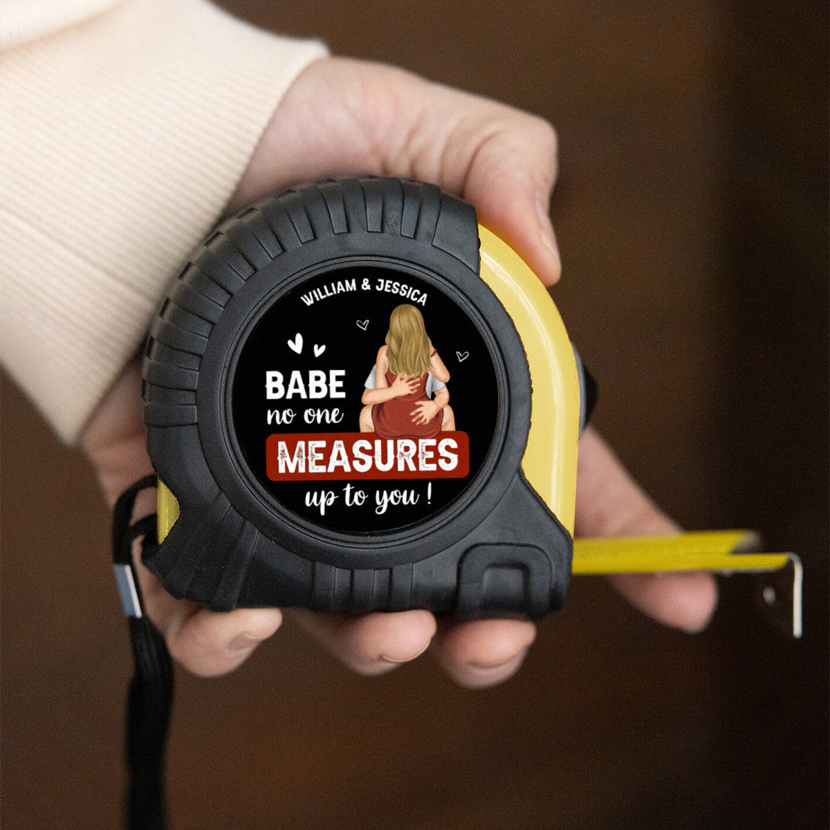 No One Measures - Personalized Custom Tape Measure