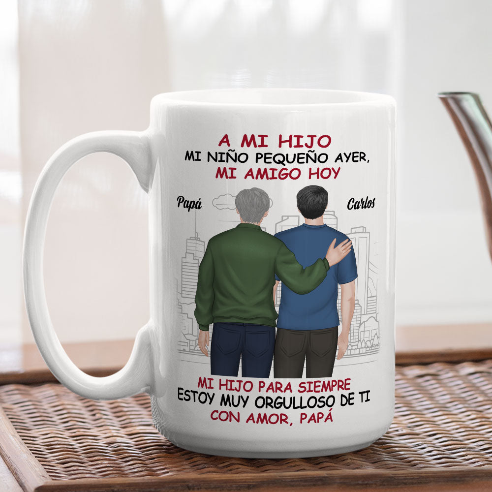 Fuiste Niño Ahora Amigo - Taza Personalizada de Café