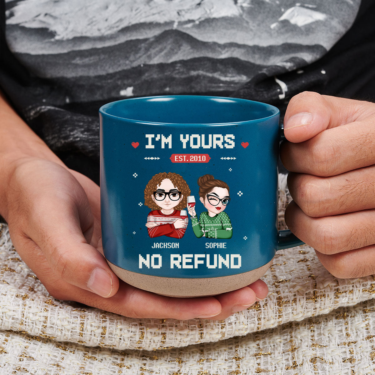 I Am Yours - Personalized Custom Pottery Mug