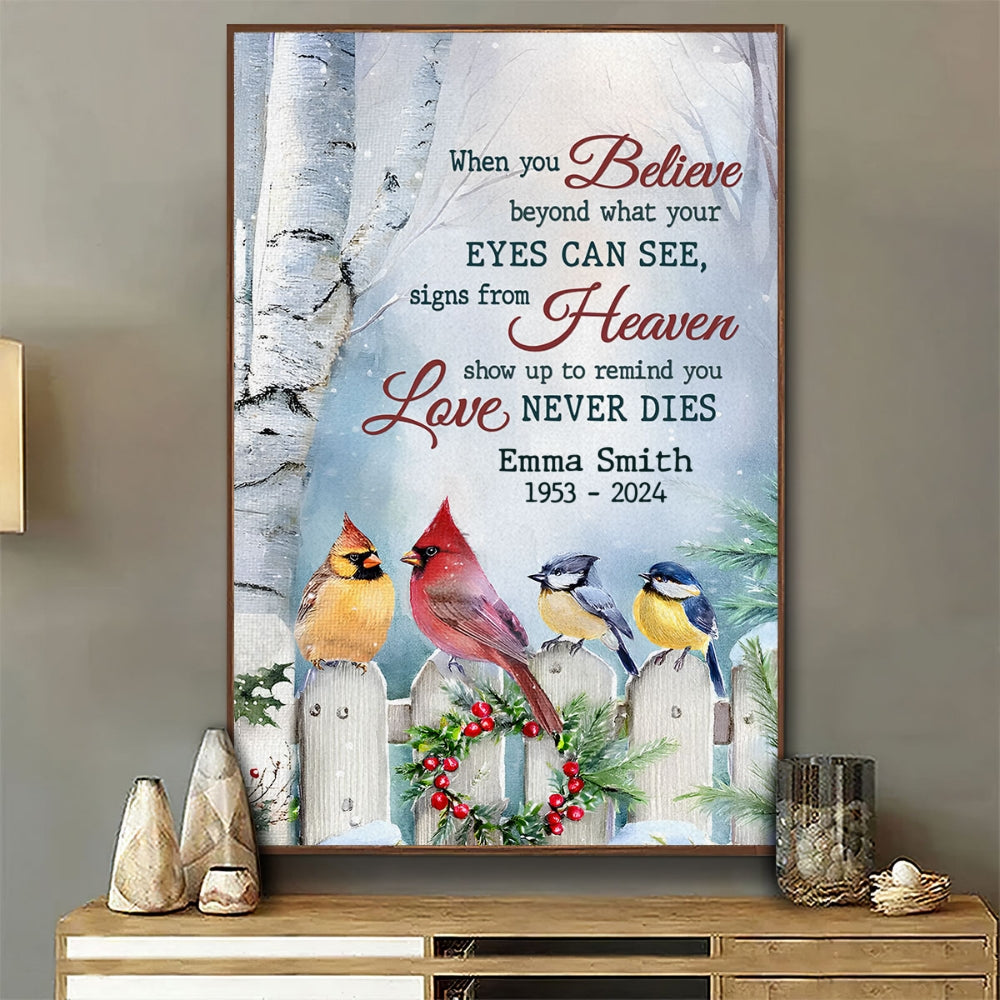 You Will Remain In Our Hearts Forever - Personalized Custom Poster