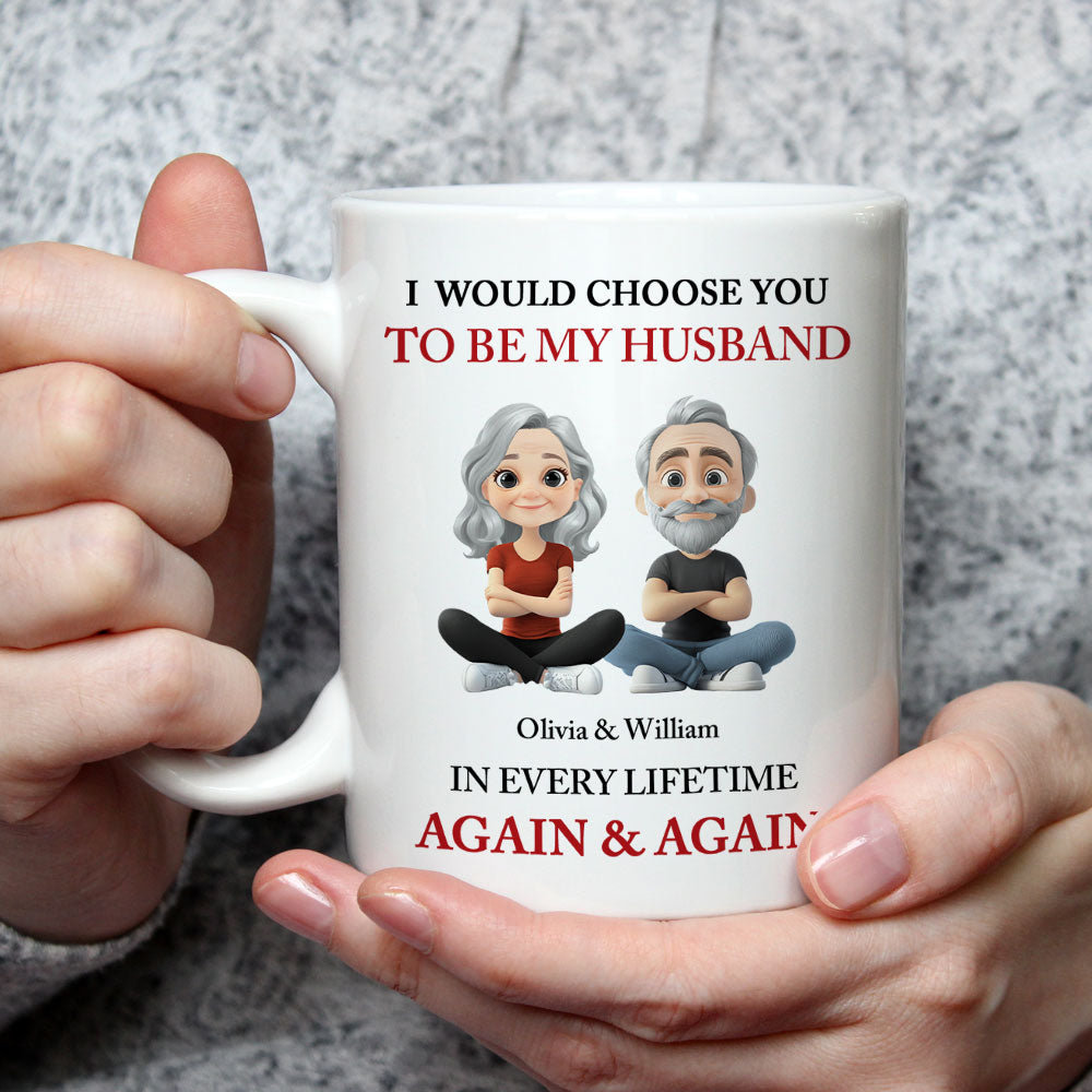 I Choose You - Personalized Custom Coffee Mug