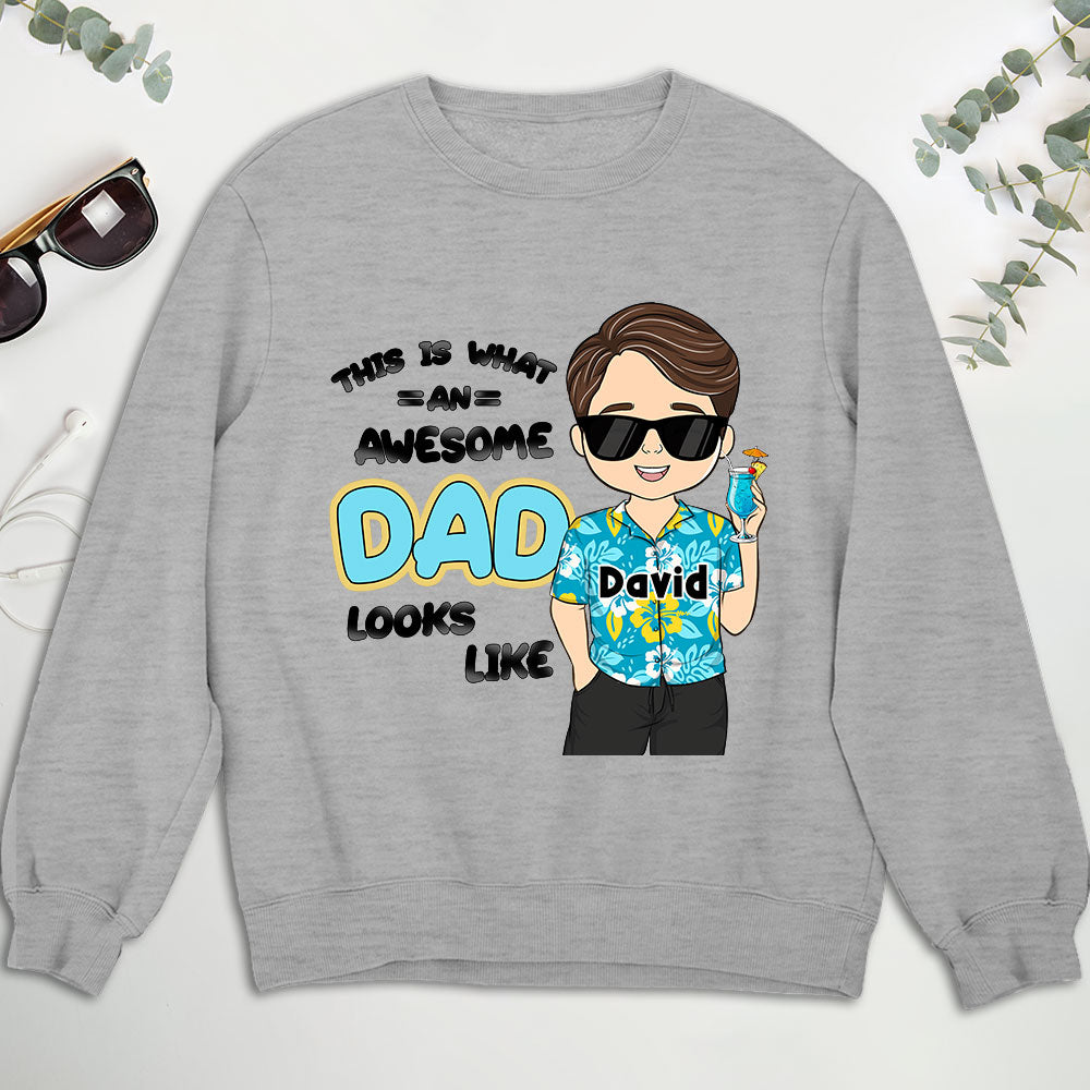 Awesome Dad - Personalized Custom Shirt