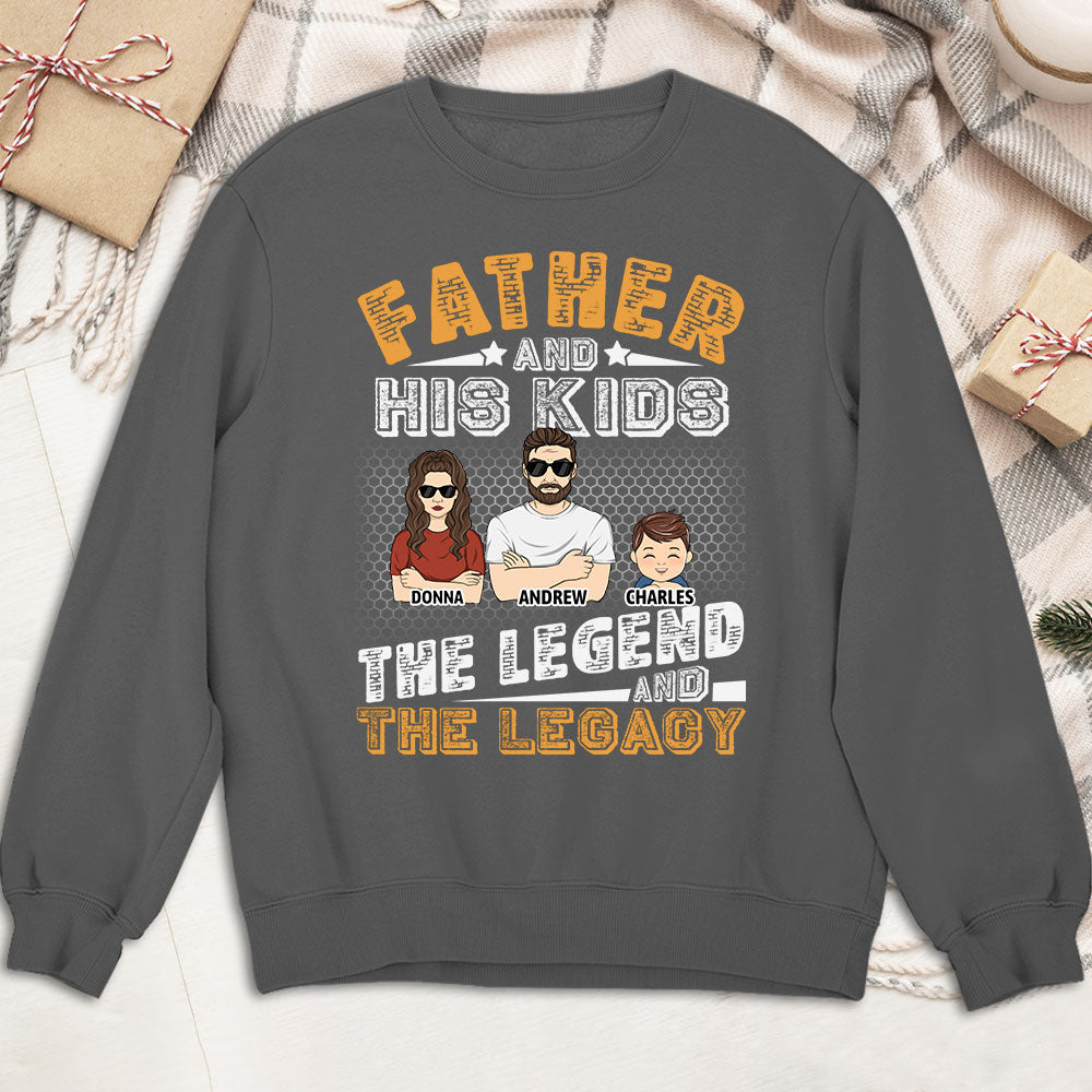 Father And Kids - Personalized Custom Shirt