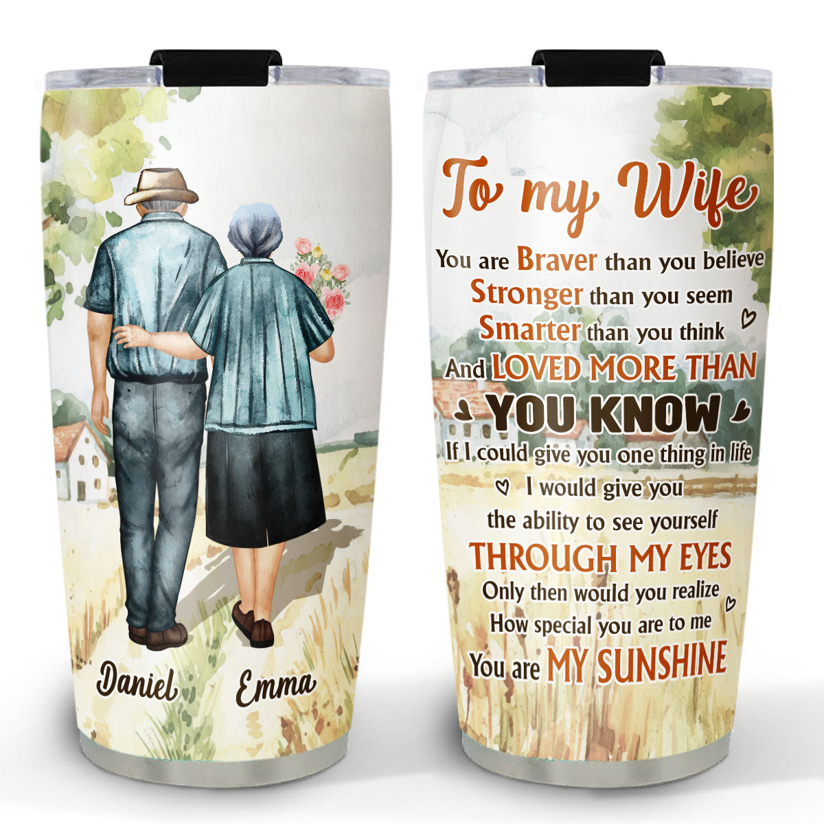 To My Destiny - Personalized Custom Tumbler