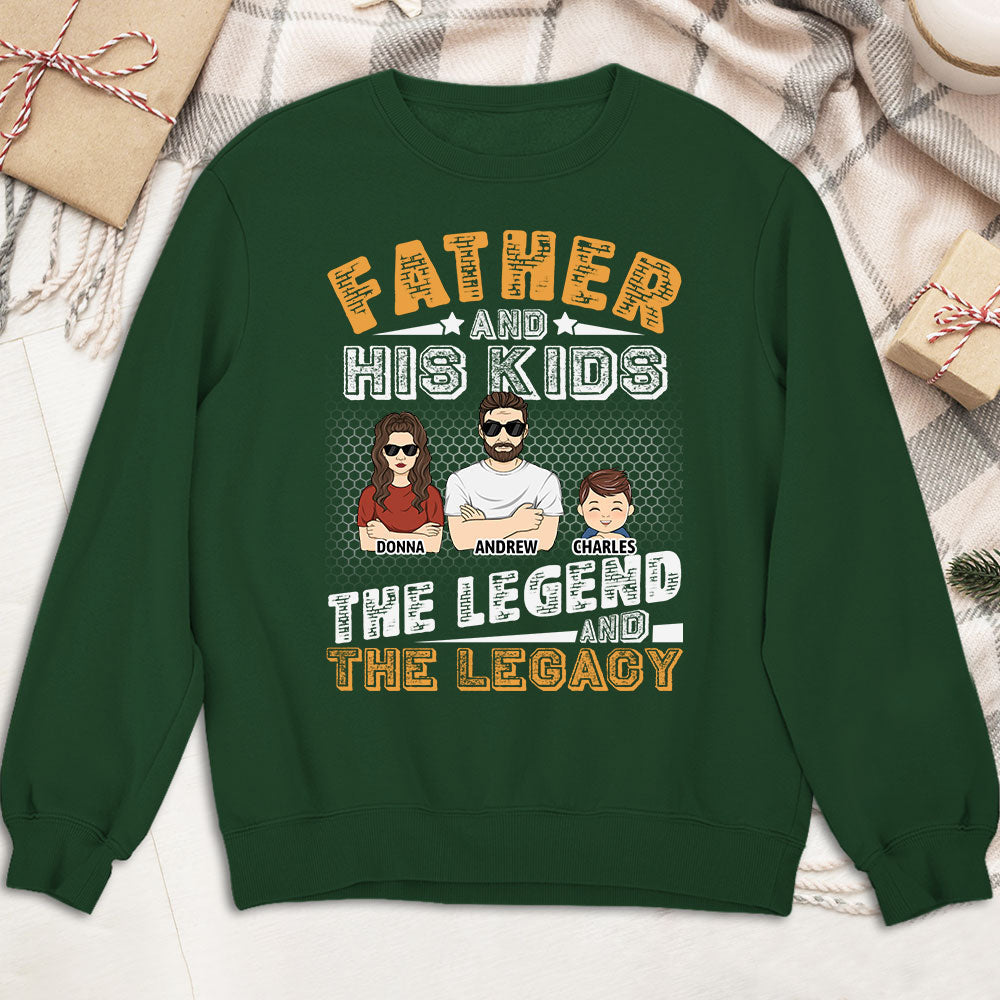 Father And Kids - Personalized Custom Shirt
