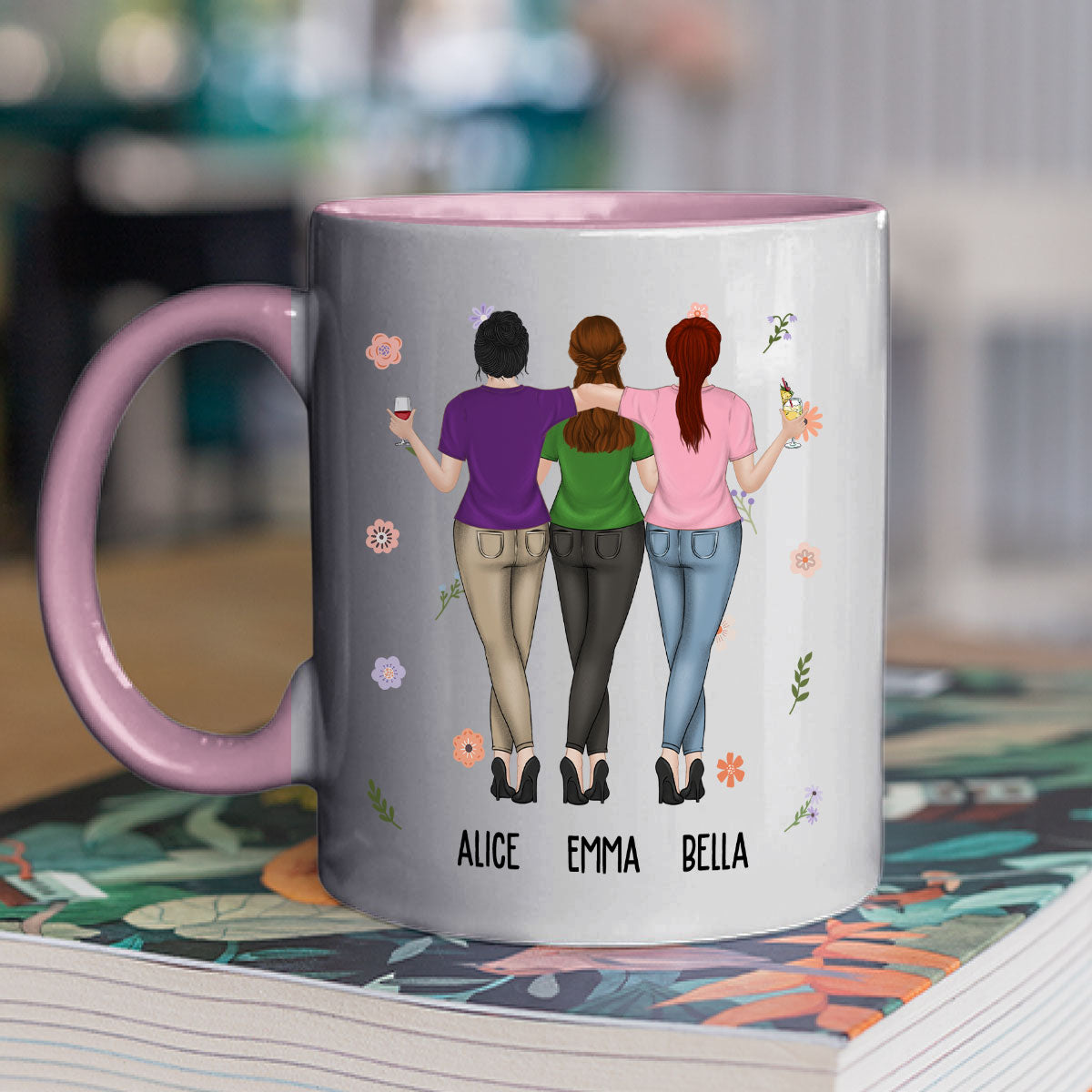 You Are My Favorite Bestie - Personalized Custom Accent Mug
