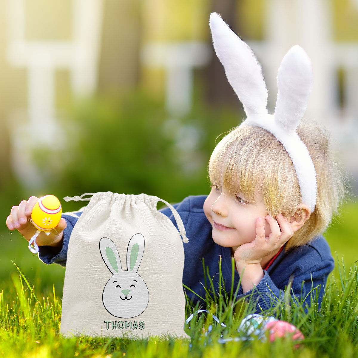 Easter Bunny - Personalized Custom Favor Bag