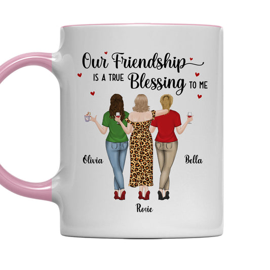 Blessing To Me - Personalized Custom Accent Mug