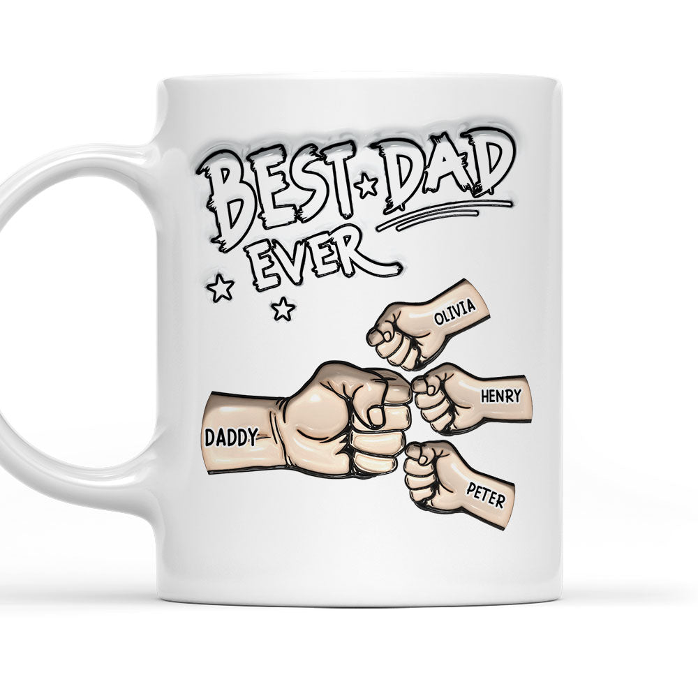 Best Dad - Personalized Custom 3D Inflated Effect Mug