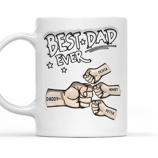 Best Dad - Personalized Custom 3D Inflated Effect Mug