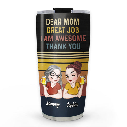 I Am Awesome Thank You - Personalized Custom Tumbler