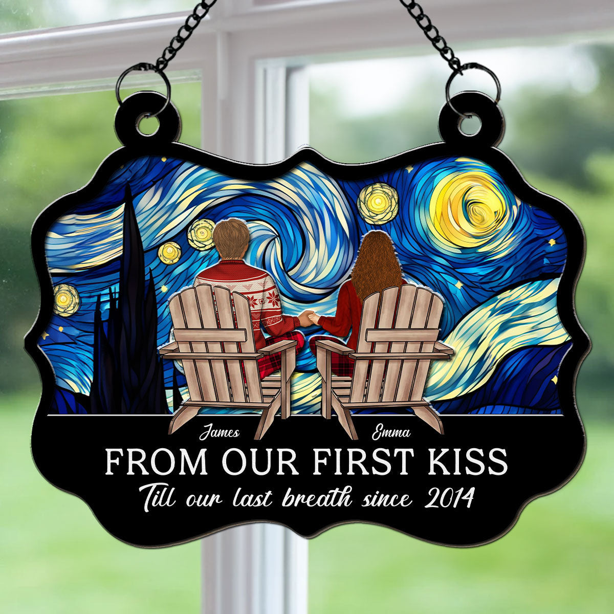 Till Our Last Breath - Personalized Custom Suncatcher